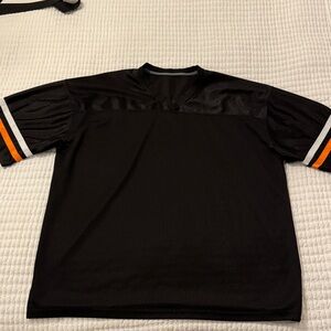 Black and Orange Men's Jersey